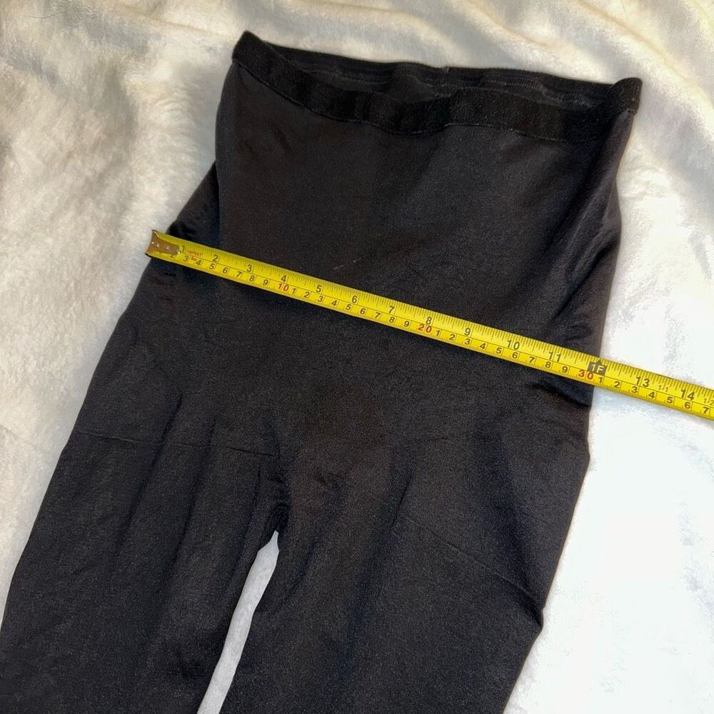 Spanx Assets Medium Solid Black High Waist Womens… - image 8